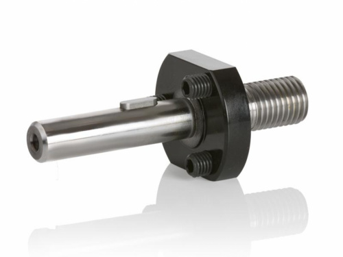 Screw-in type adapter shafts for encoder mounting